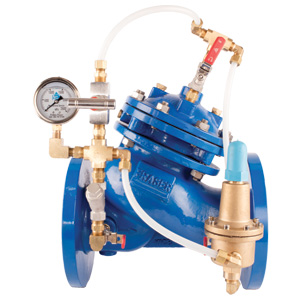 angle pressure sustaining relief valve