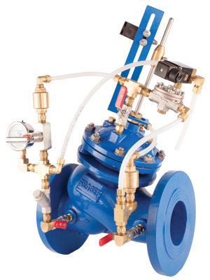 angle pump control valve